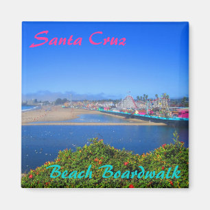 Santa- Cruzstrand-Promenadenandenkenmagnet Magnet