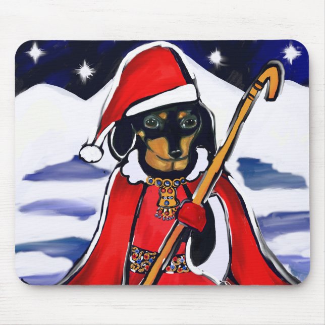 SANTA-DACKEL MOUSEPAD (Vorne)