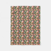 Santa Dackel und Evergreens: