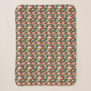 Santa Dackel und Evergreens: Sherpadecke