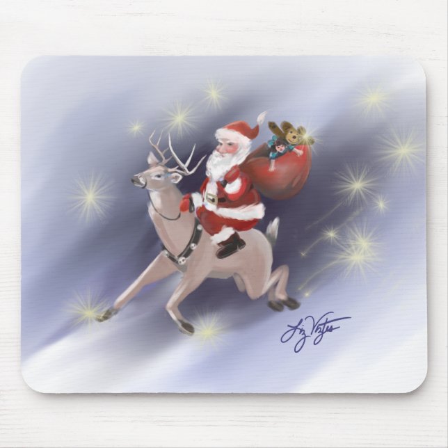 Santa Delivers Mousepad (Vorne)