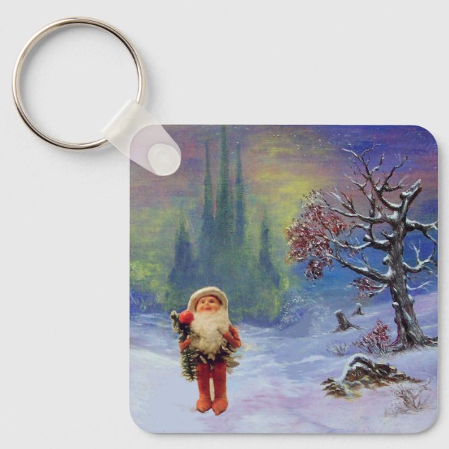 SANTA DER GNOMES SCHLÜSSELANHÄNGER (Vorderseite)