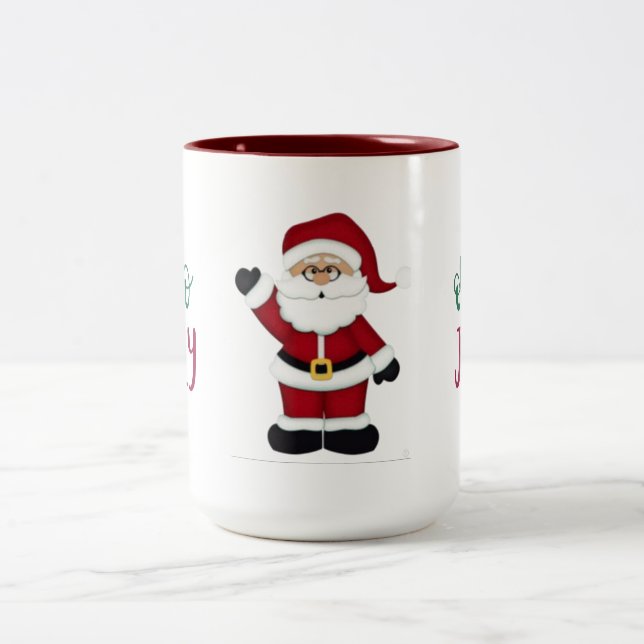 Santa Design Géant Tasse à Café Oh Si Joyeux (Centre)