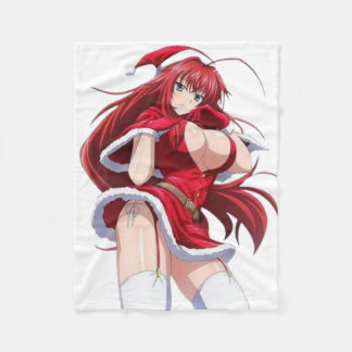 Santa Diva Anime-Winter-Outfit - Fleece-Decke Fleecedecke