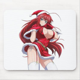 Santa Diva Anime Winter Outfit Mousepad