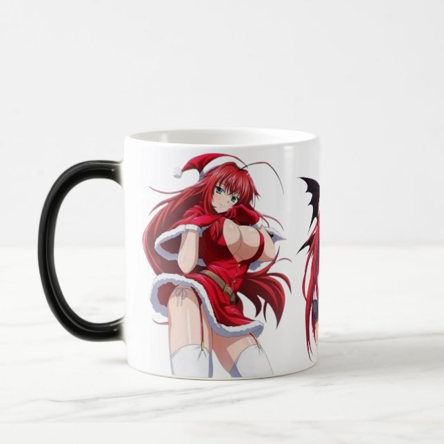 Santa Diva Anime Winter Outfit - Mug Verwandlungstasse (Links)
