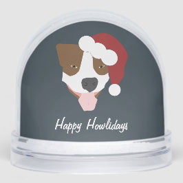 Santa Dog - Anpassbar Schneekugeln