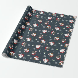 Santa Dogs Geschenkpapier