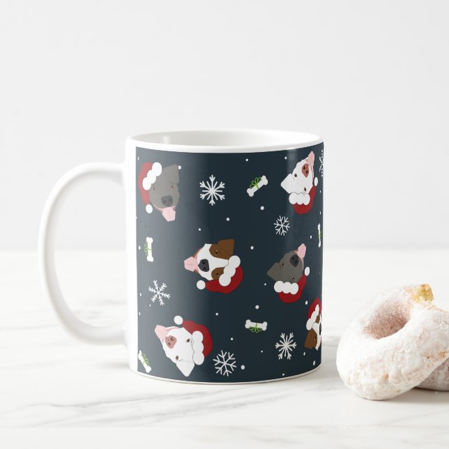 Santa Dogs Kaffeetasse (Mit Donut)