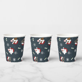Santa Dogs Pappbecher