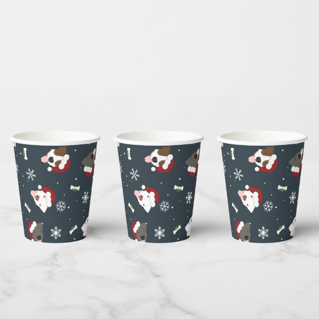Santa Dogs Pappbecher (Multi)