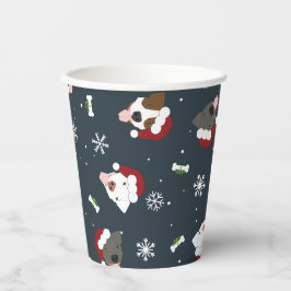 Santa Dogs Pappbecher