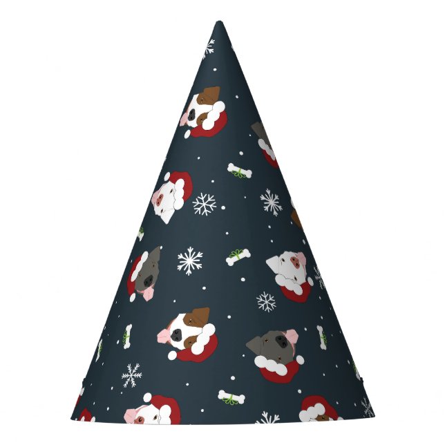 Santa Dogs Partyhütchen (Vorderseite)