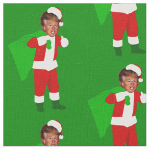 Santa Donald Trump lustige Weihnachten Stoff