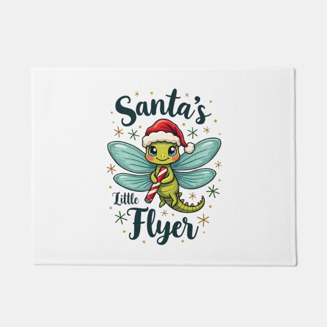 Santa Dragonfly Fußmatte (Vorderseite)