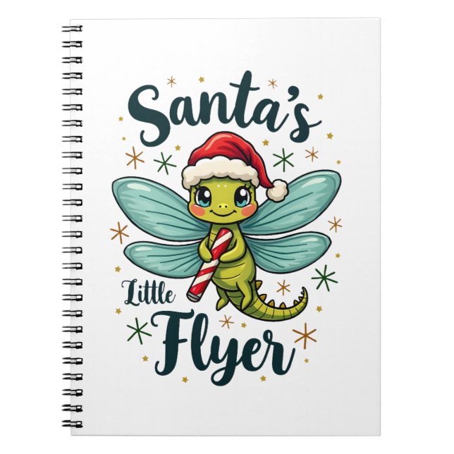 Santa Dragonfly Notizblock (Vorderseite)