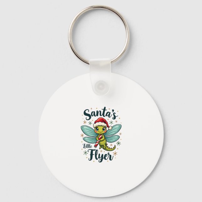 Santa Dragonfly Schlüsselanhänger (Vorderseite)