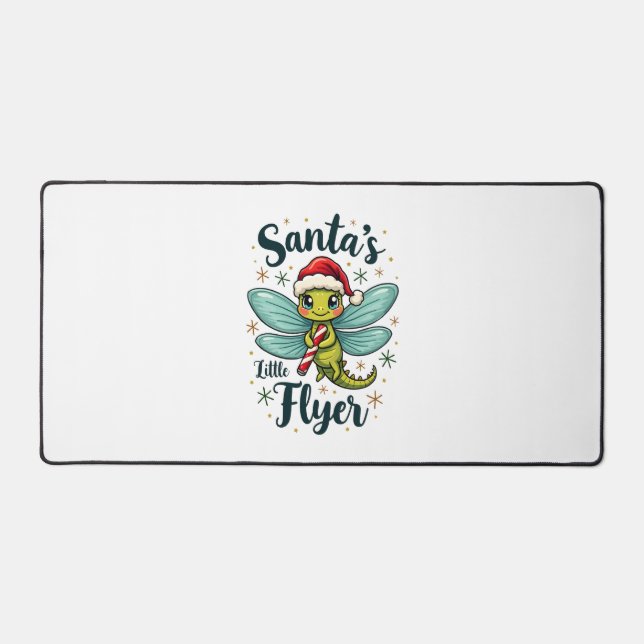 Santa Dragonfly Schreibtischunterlage (Vorderseite)