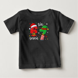 Santa & Elf Number 67 Baby T-shirt