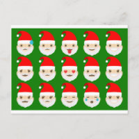 Santa Emoji Emoticons