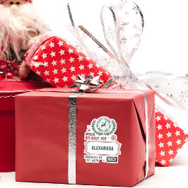Santa Express Lieferung für (Individuelle Name) Ge Aufkleber