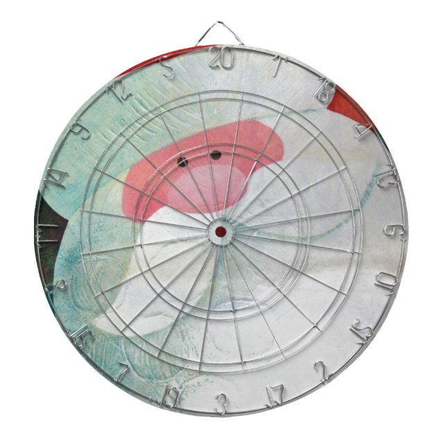 Santa Face Dartscheibe (vorne)