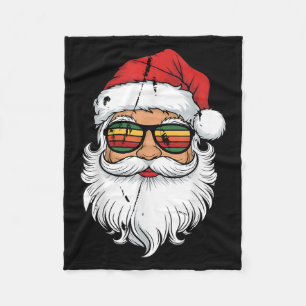 Santa Face Retro Sungles Christmas Men Boys Xmas S Fleecedecke