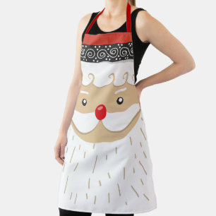 Santa Face Schürze