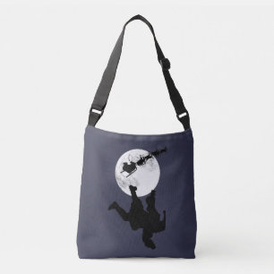 Santa Fallin' Vollmond Tragetaschen Mit Langen Trägern