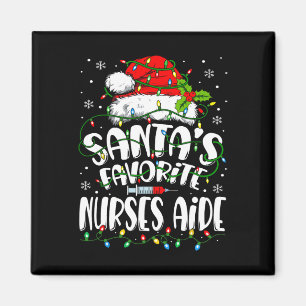 Santa Favorite Nurses Aide Christmas Nursing Istan Magnet