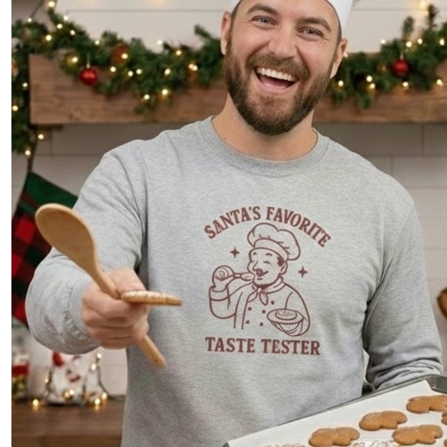Santa favorite taste tester long sleeve  T-Shirt (Von Creator hochgeladen)
