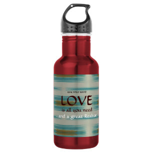 Santa Fe Abstract Art Makler Gym Wasserflasche