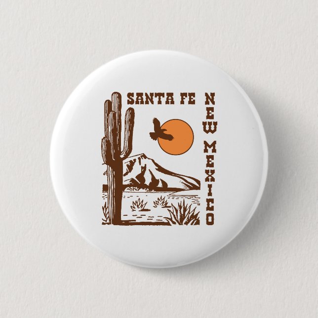 Santa Fe Button (Vorderseite)