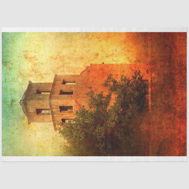 Santa Fe Church Tissue Seidenpapier (Vorderseite)