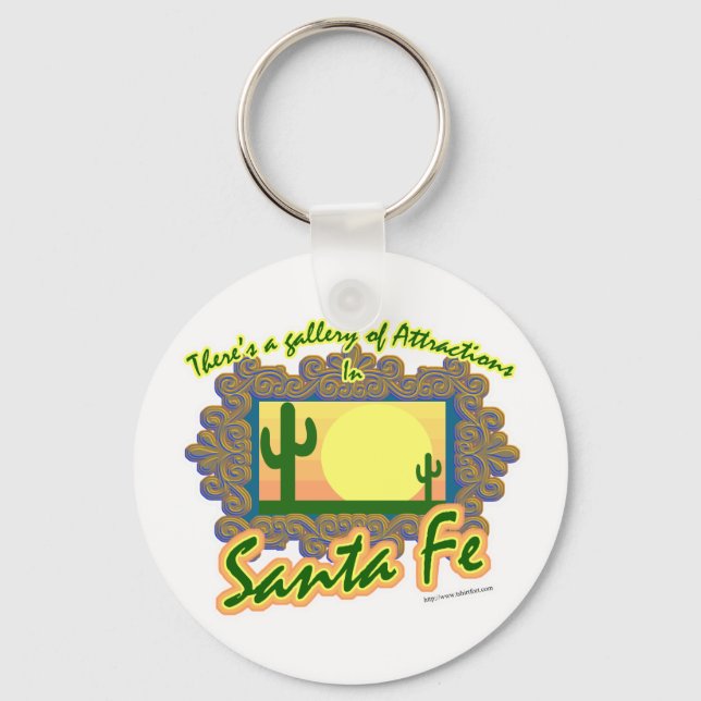 Santa Fe Galerie Cooles Reisen Schlüsselanhänger (Vorderseite)