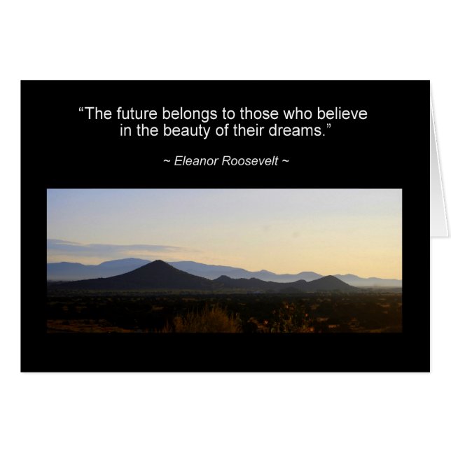 Santa Fe Hills Sunrise Inspiration (Vorderseite (Horizontal))