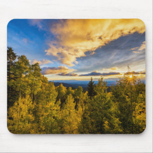 Santa Fe National Forest bei Sonnenuntergang im He Mousepad
