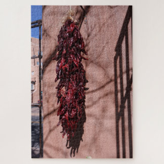 Santa Fe New Mexico Chili Ristras Szene