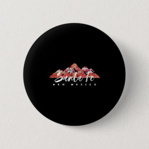 Santa Fe New Mexico Familienreise Wandern Camping Button