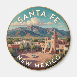 Santa Fe New Mexico Plaza Reise 🌵 Magnet