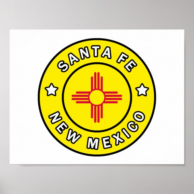 Santa Fe New Mexico Poster (Vorne)