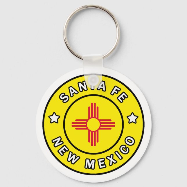 Santa Fe New Mexico Schlüsselanhänger (Vorderseite)