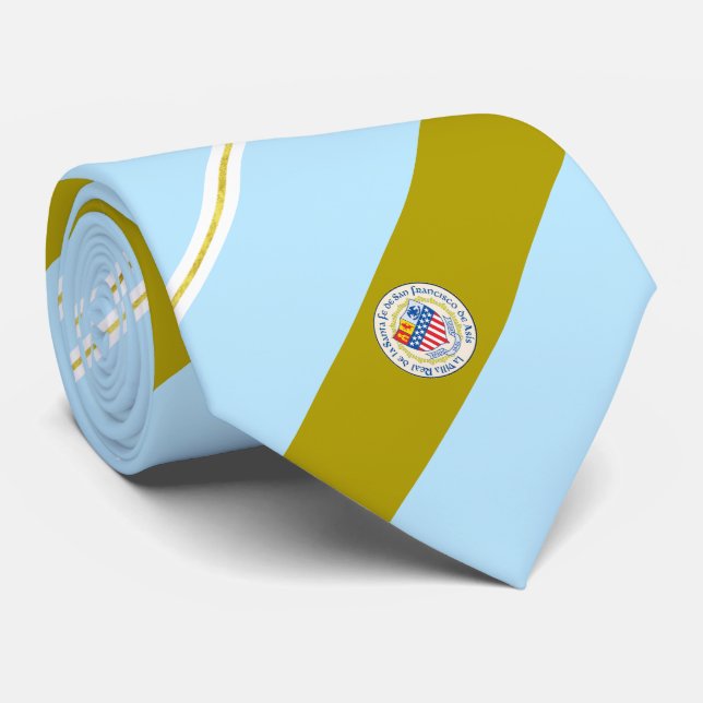 Santa Fe (New Mexico) Stadtflagge Neck Tie Krawatte (Gerollt)