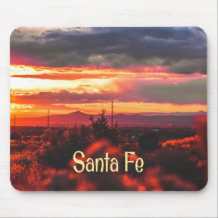 Santa Fe New Mexico Sun Set Mousepad