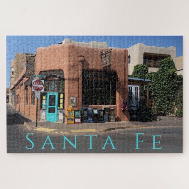 Santa Fe New Mexico Water St. und Don Gaspar (Horizontal)