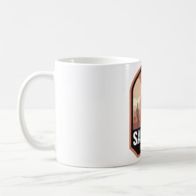 Santa Fe New Mexico Wüste Cowboy Kaffeetasse (Links)