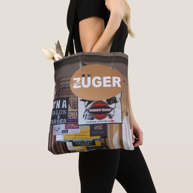 Santa Fe, NM in der Innenstadt Tasche (Von Nahem)