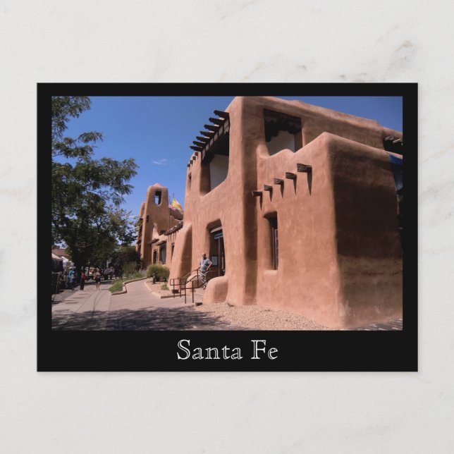 Santa Fe NM Postcard Postkarte (Vorderseite)