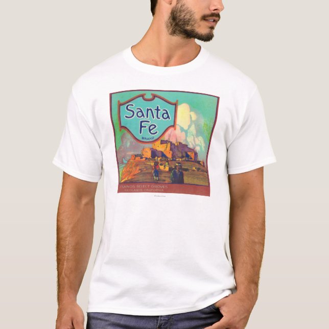 Santa Fe orange LabelRedlands, CA T-Shirt (Vorderseite)