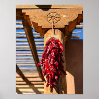 Santa Fe Red Chili Ristra Corbal New Mexico